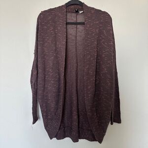 BDG Urban Outfitters Oversized Open Front Cardigan Purple Size SP